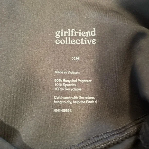 Girlfriend Collective Black Compressive High-Rise Legging size XS - Picture 7 of 10